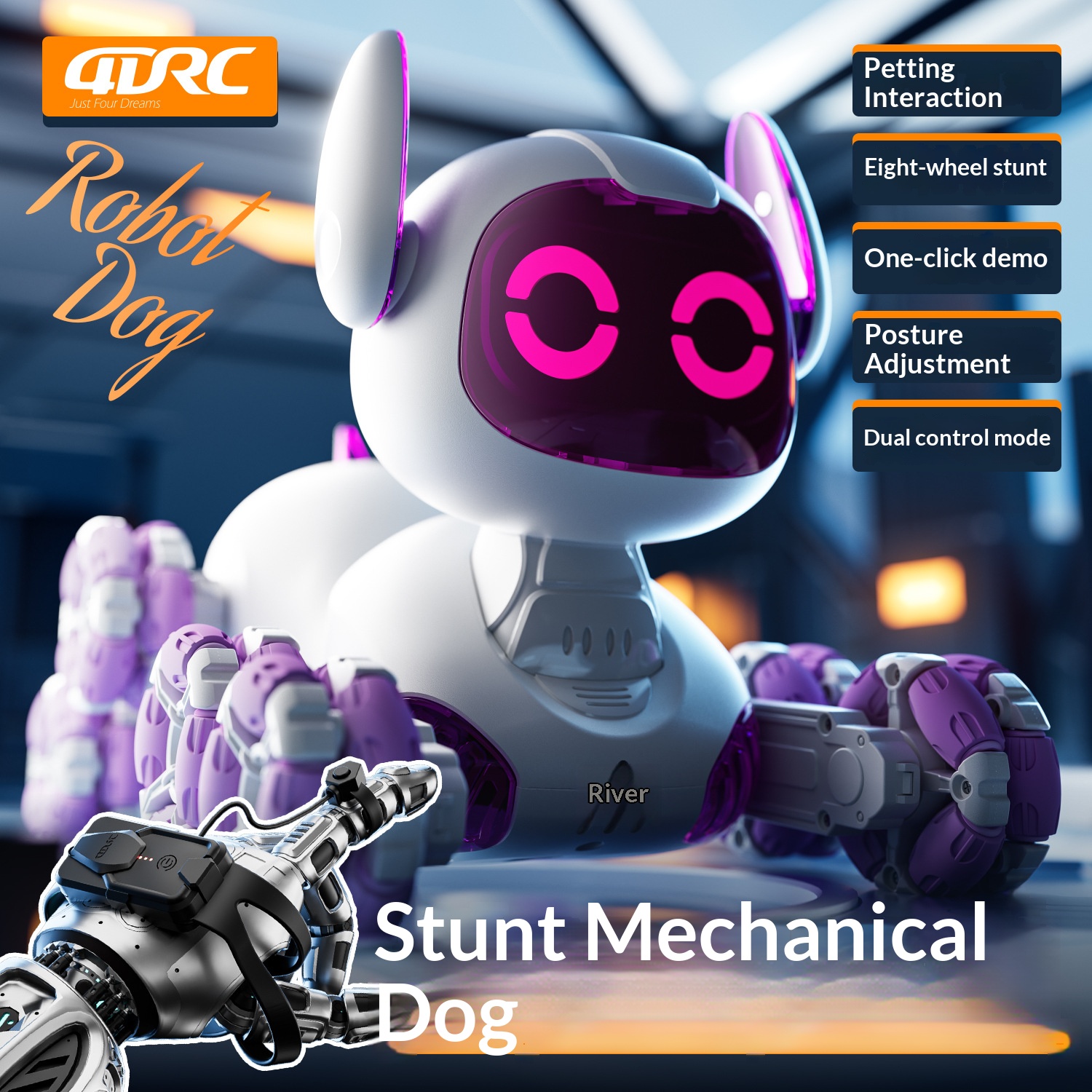 new children's eight wheel electric robot dog toy car gesture sensing remote control smart toy stunt remote control car new children's eight wheel electric robot dog toy car gesture sensing remote control smart toy stunt remote control car