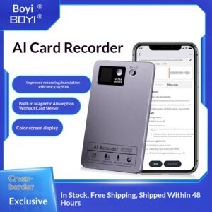new voice recorder, super long recording, remote magnetic recording card, color display, mobile phone digital recorder, bluetooth