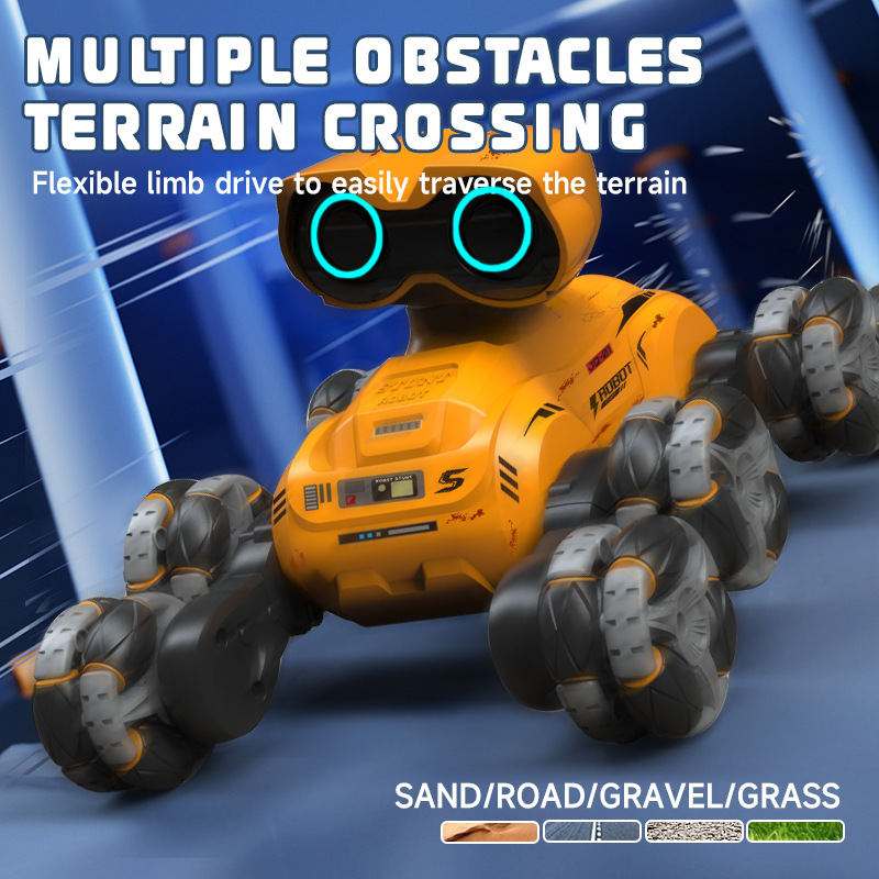 cross border new product vali robot automatic demonstration with music rotating stunts eight wheel side swing arm remote control toy cross border new product vali robot automatic demonstration with music rotating stunts eight wheel side swing arm remote control toy