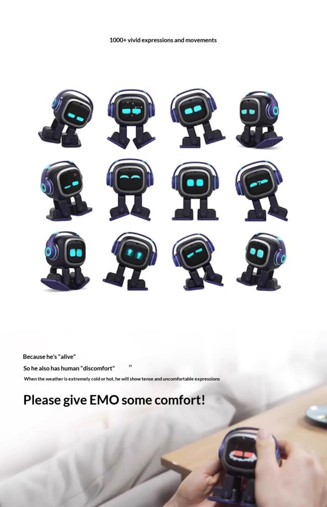 emo robot intelligent companion toy voice recognition emotional communication electronic pet ai robot pet
