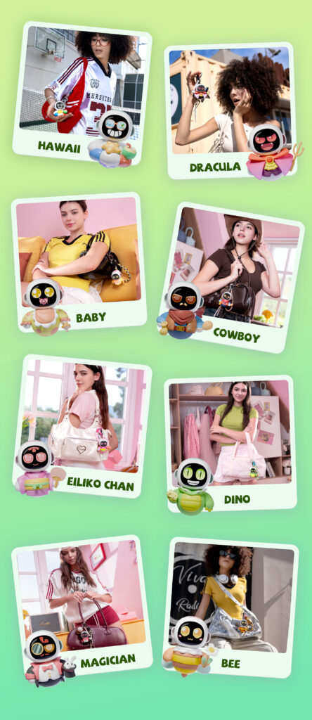 [new product ready for sale] eiliko interactive expression ai robot pendant companion toy emotional robot gift