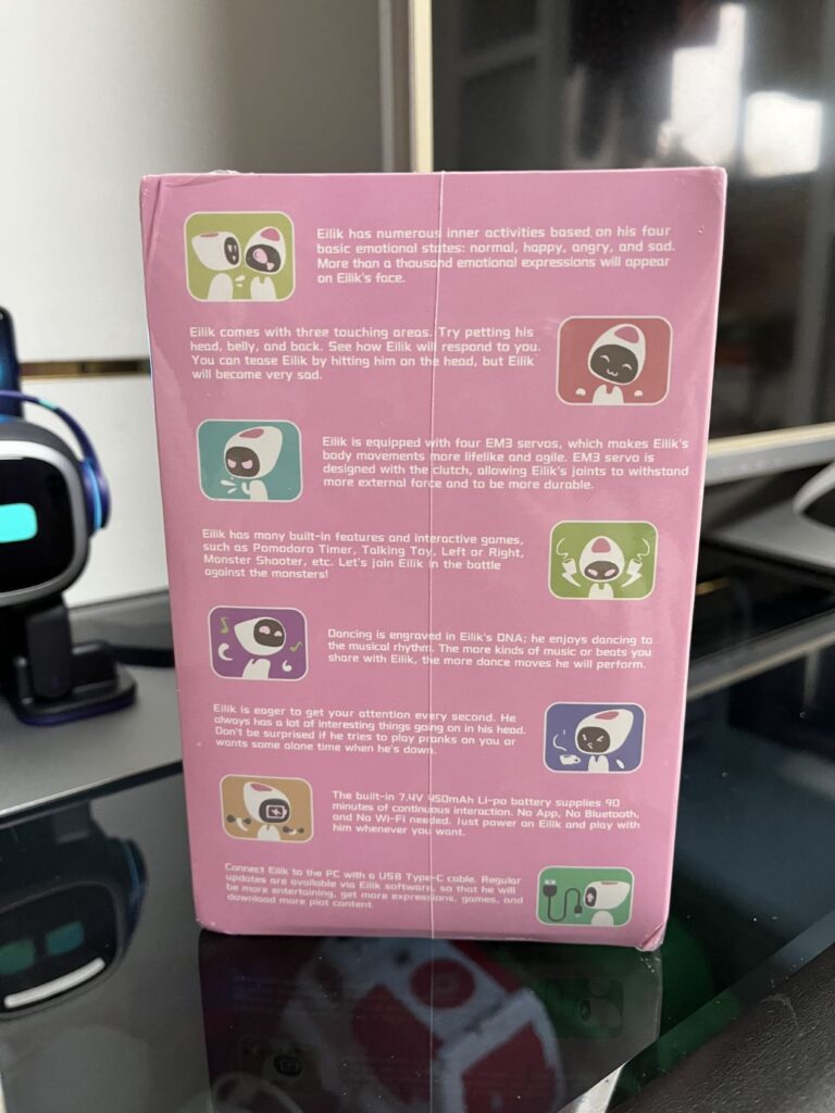 eilik officially authorized spot robot electronic toy intelligent desktop pet emotional robot