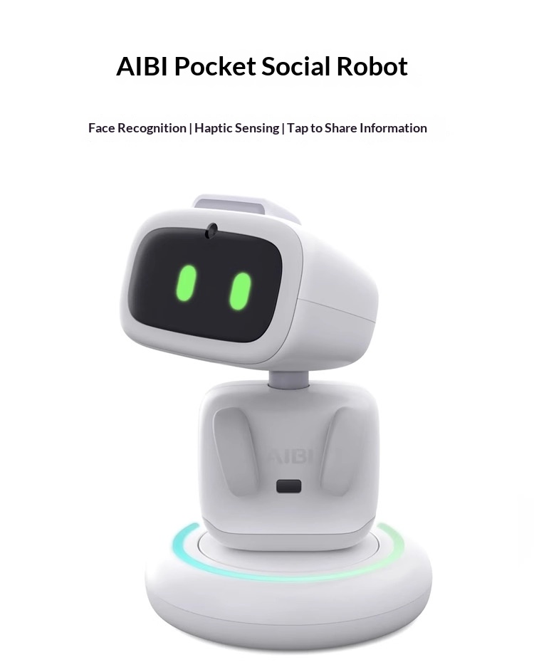 [ready stock] aibi intelligent robot pocket robot toy ai conversation emotional companion pet touch