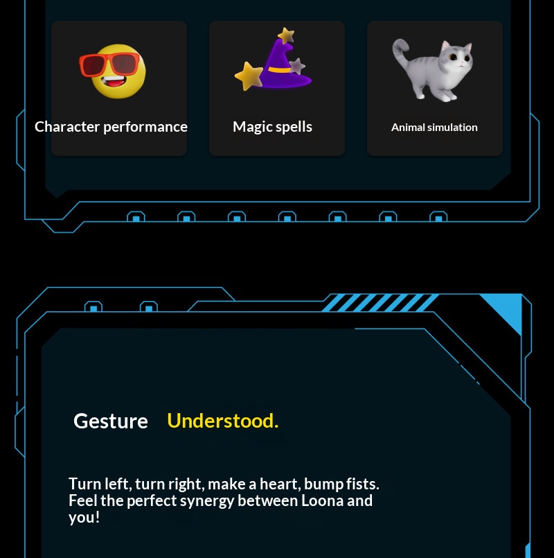 [foreign trade version direct export] loona robot dog intelligent electronic pet companion intelligent robot ai robo