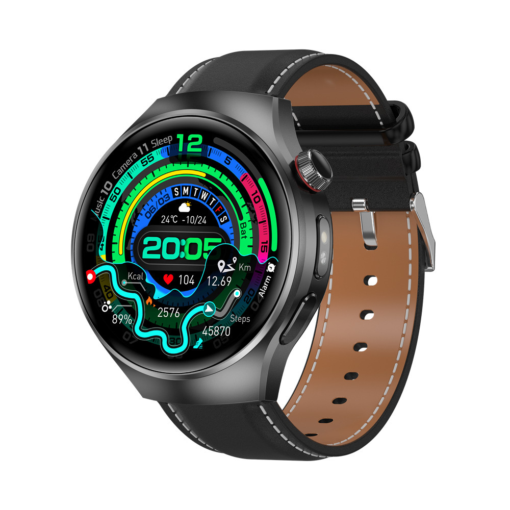 huaqiangbei new watch5 smart watch 1.53 round screen bluetooth call compass heart rate blood oxygen sports men's huaqiangbei new watch5 smart watch 1.53 round screen bluetooth call compass heart rate blood oxygen sports men's
