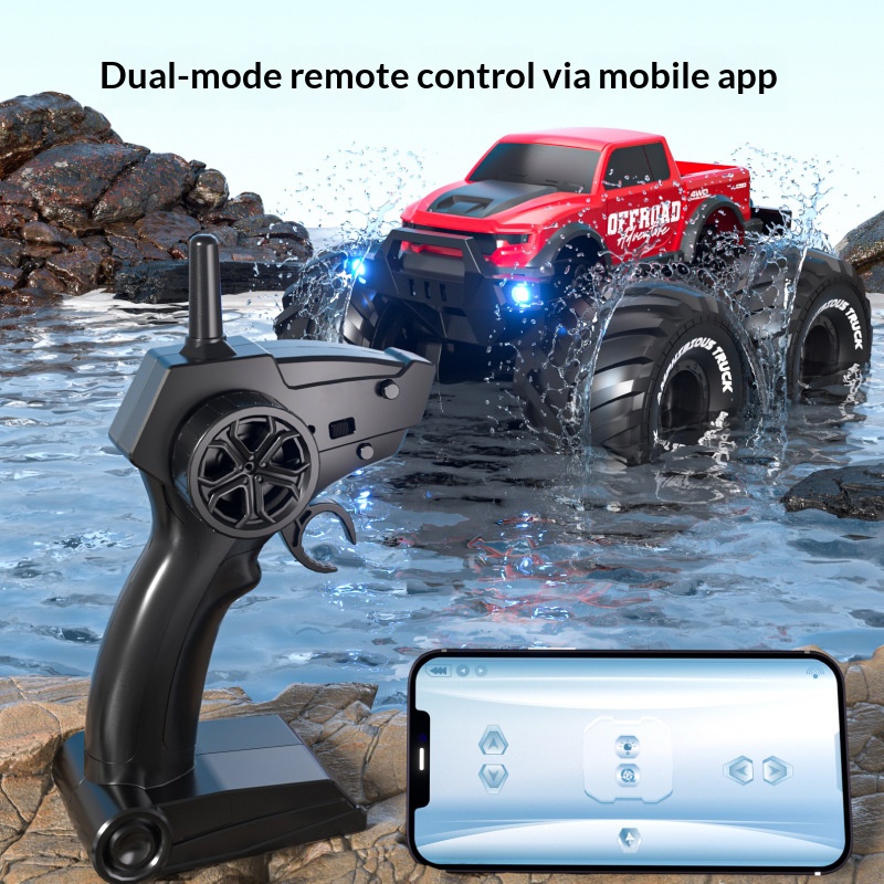 cross border new amphibious remote control car off road vehicle four wheel drive waterproof big bicycle toy children boys gift cross border new amphibious remote control car off road vehicle four wheel drive waterproof big bicycle toy children boys gift