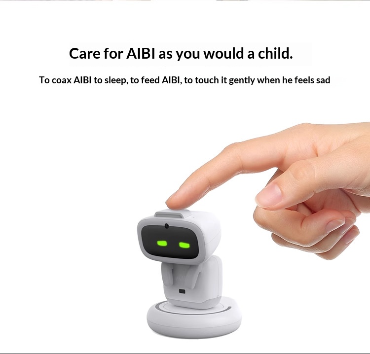 [ready stock] aibi intelligent robot pocket robot toy ai conversation emotional companion pet touch