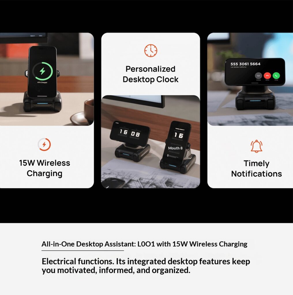 looi robot intelligent desktop robot mobile phone ai assistant looi robot gesture interactive voice conversation