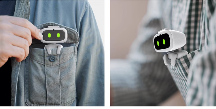 [ready stock] aibi intelligent robot pocket robot toy ai conversation emotional companion pet touch