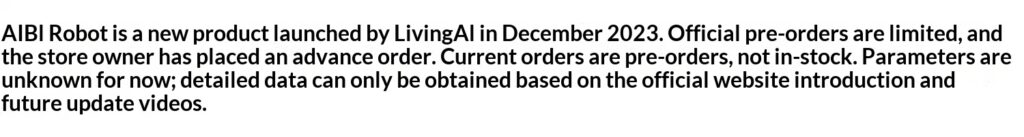 [ready stock] aibi intelligent robot pocket robot toy ai conversation emotional companion pet touch