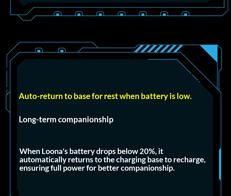 [foreign trade version direct export] loona robot dog intelligent electronic pet companion intelligent robot ai robo