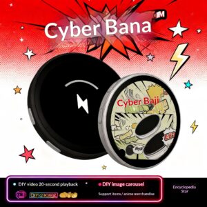 electronic badge e badge two dimensional dynamic smart electronic display bluetooth connection animation peripherals