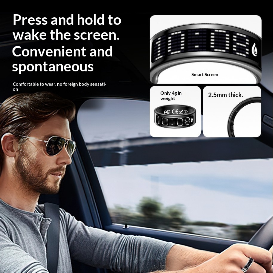 cross border smart ring with color screen display, smart ring with counting function, exercise, sleep, heart rate and blood oxygen cross border smart ring with color screen display, smart ring with counting function, exercise, sleep, heart rate and blood oxygen