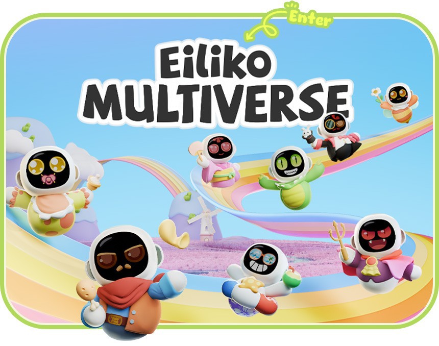 [new product ready for sale] eiliko interactive expression ai robot pendant companion toy emotional robot gift