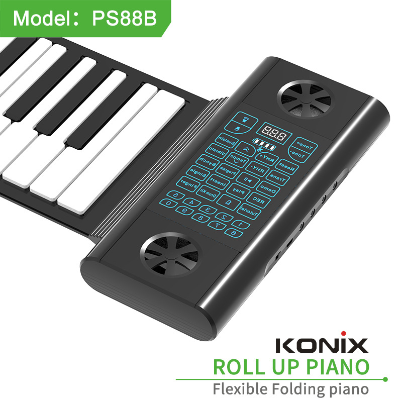 upgraded new dual speaker bluetooth 88 key hand rolled piano ps88b multi functional hand rolled electronic piano wholesale upgraded new dual speaker bluetooth 88 key hand rolled piano ps88b multi functional hand rolled electronic piano wholesale