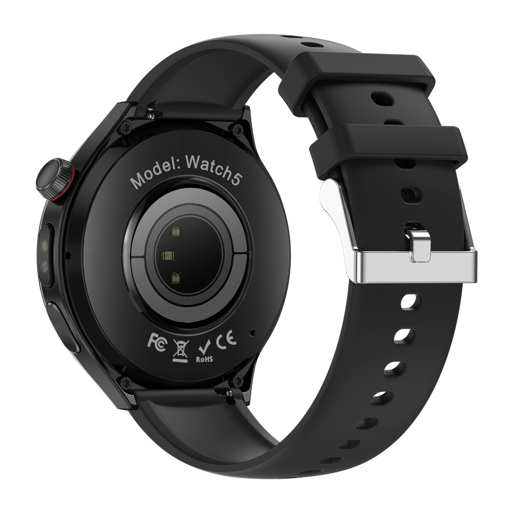 huaqiangbei new watch5 smart watch 1.53 round screen bluetooth call compass heart rate blood oxygen sports men's huaqiangbei new watch5 smart watch 1.53 round screen bluetooth call compass heart rate blood oxygen sports men's